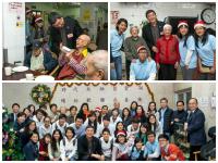 SHHO students started to visit the residents at SAGE Madam Ho Sin Hang Home for the Aged since the Christmas event in 2013.